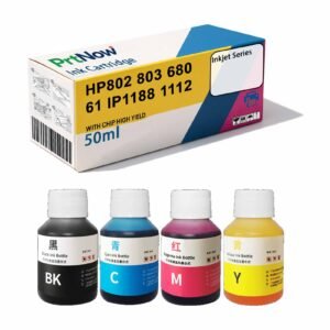 Suitable for HP Canon HP802 803 680 61 IP1188 1112 815 740 Ink Cartridges 50ML Ink