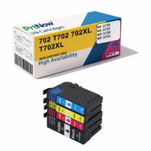 Compatible with Epson EPSON 702 T702 702XL T702XL WF-3730 3733 Printer Ink Cartridges