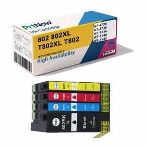 Compatible Epson WF-4720 4730 4734 WF-4740 WF-4745 Printer Ink Cartridge T802XL
