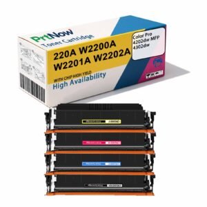 Compatible with HP 220A HP 4202dw 4302dw toner cartridge W2200 2201 2202 2203A toner cartridge-PrtNow