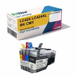 Suitable for Brother DCP-J1200DW All-in-One Printer Ink Cartridge LC424 LC424XL BK-PrtNow