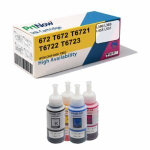 Compatible with Epson EPSON 672 Ink L380 L383 L455 L551 Printer Ink T6721