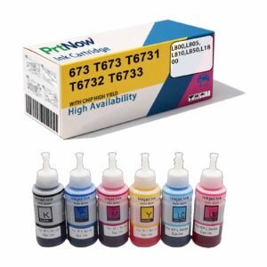 Suitable for Epson 673 Ink Cartridge, Ink for Epson L800 L805 L1800 Printers, Non-OEM T6731 Ink Cartridge