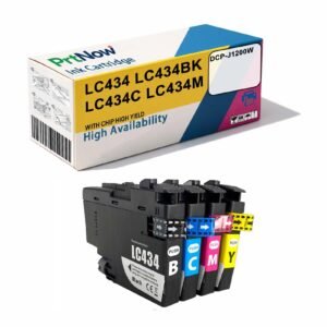 Compatible Brother LC434 Ink Cartridge for DCP-J1200W Printer Ink Cartridge LC434BK C M Y