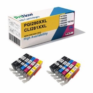 Compatible with Canon PGI280XXL CLI281XXL TR703a TS7430 TR8630a Ink Cartridges