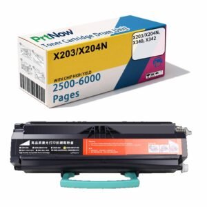 Compatible with Lexmark X203/X204N toner cartridge, X342dn drum unit holder, X340 and X340 printer chip ink cartridge