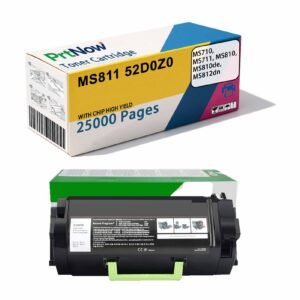 Benlian Compatible with Lexmark MS811 toner cartridge MS711 MX811 MS810de MS812dn drum unit 52D0Z0