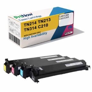 Tien Ren TN214/TN213/TN314 Blue Toner Cartridge Compatible with Konica Minolta Toner Cartridge C210/C353/C