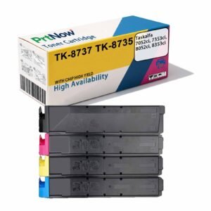 Compatible with Kyocera TK-8737 toner cartridge, Taskalfa 7052 7353 8052 8353ci ink cartridge, TK-8735