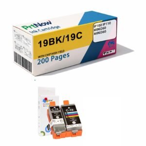 Compatible Canon IP100 IP110 MINI260 MINI360 BCI-19BK BCI-19C Ink Cartridge