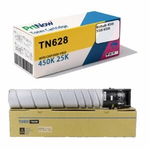 Compatible with Minolta TN628 toner cartridge, Konica Minolta bizhub 450i 550i 650i Copier Toner Cartridge