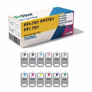 Compatible with Canon PFI-701 Ink Cartridge for CANON iPF 8000 9000 8100 9100 8110 Printers