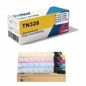 Compatible with Minolta TN328 toner cartridge, Konica Minolta Bizhub C250i C300i C360i C7130i toner cartridge tube