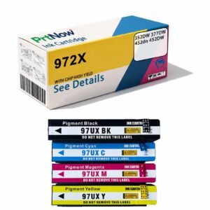 Compatible with HP 972X Ink Cartridge 913A 973X 974X 975X 352DW 377DW 452dn 452DW
