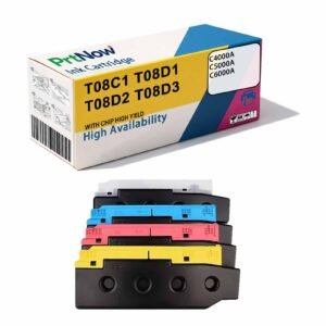 Compatible with Epson EPSON grow AM C4000A C5000A C6000A Ink Cartridges T08D1 T08C
