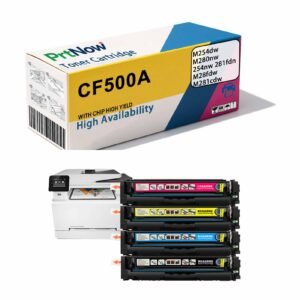 Compatible with HP M254dw toner cartridge M280nw 254nw 281fdn HP 202A 203A toner cartridge CF500A