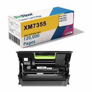 Compatible with Lexmark XM7355 toner cartridge, XM5365 drum unit, XM7370 M5255 photoconductor drum, XM5365 toner cartridge