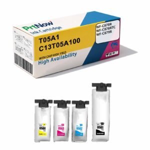 Compatible with EPSON T05A T05A1 T05A3 T05A4 T05A100 Ink Cartridge WF-C879R Ink Bag-PrtNow