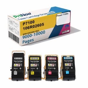 Compatible with Xerox Phaser 7100n toner cartridge Xerox 106R02605/04 108R01151/48 drum unit