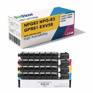 Compatible with Canon C5840 Ink Cartridge NPG83 GPR61 EXV58 C5800i C5860 C5870 Printer Cartridge