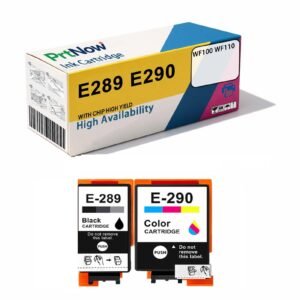 Compatible with Epson爱普生WF-100 WF-110 Ink Cartridge T289 Black T290 Color Portable Printer Ink Tank