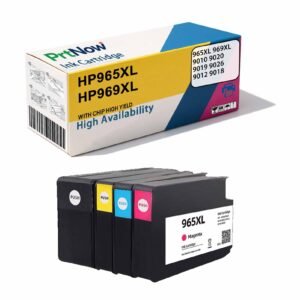 Jianfeng Compatible with HP 965XL Ink Cartridge 969XL 9010 9020 Printer 9019 9026 Color Ink Cartridge