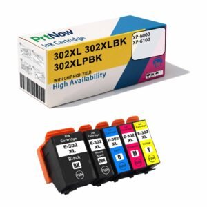 Compatible with Epson EPSON 302XL Ink Cartridge for XP-6000 XP-6100 Printers Ink Cartridge 302XLBK C