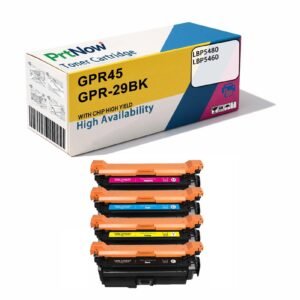Compatible with GPR45 Canon LBP5480 Toner Cartridge, GPR29 Color Printer Ink Cartridge, Ink Powder for LBP5460 Toner Cartridge