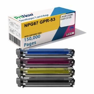 Compatible with NPG67 Canon C3020 Developer Cartridge C3330 3325 C3125 Drum Unit GPR-53 Developer Component