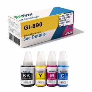 Compatible with Canon GI-890 Ink Cartridges G1810 2810 G3800 2800 2811 G3810 3812 4810-PrtNow