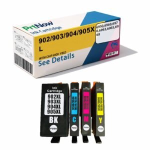 Compatible with HP 902 903 904 905XL Ink Cartridges for HP 6950 6960 6970 6963 6965 6968 Printers-PrtNow