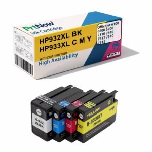 Compatible with HP 932XL 933XL Ink Cartridges for HP Officejet 7110 6100 7610 7612