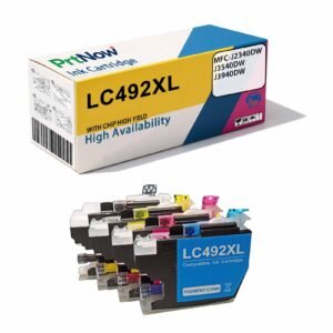 Compatible with Brother LC492XL Ink Cartridge, J3540DW, MFCJ3940DW Ink, MFC-J2340DW Color
