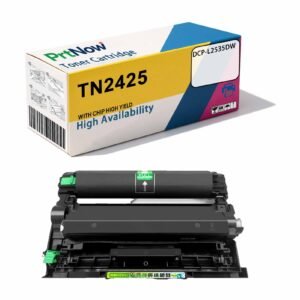 Compatible with Brother DCP-L2535DW toner cartridge, toner refillable laser all-in-one printer TN2425 toner cartridge