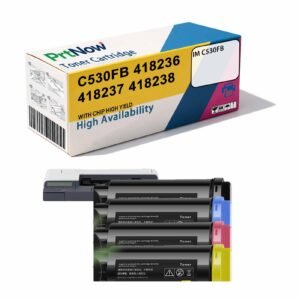 Cross-border Compatible Ricoh C530FB Toner Cartridge 418236/37/38/39 Carbon Black Ricoh IM C530FB Ink Cartridge-PrtNow