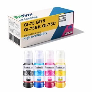 Compatible Canon GI-75 Ink for Canon MAXIFY GX1070 GX2070 Printer Ink GI75 BK-PrtNow