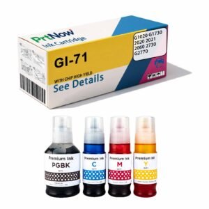 Compatible with Canon GI-71 Ink Cartridges G1020 G1730 2020 2021 2060 2730 G2770 Printers