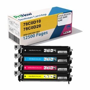 Compatible with Lexmark C2325 Developer Cartridge MC2425 2535 2640 Developer Unit XC2235 4240 Drum Unit