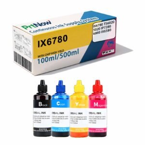 Compatible with Canon Printers IX6780 TS6020 5020 IP7280 ix6860 6780 Continuous Ink Supply System (CISS) Ink-PrtNow