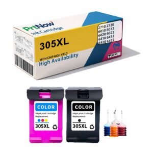 Compatible with HP 305 Ink Cartridge for HP 2710 2720 6020 2320 Printers, 6412 4120 4122 Ink