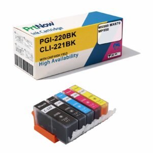 Compatible with Canon CANON PGI-220BK CLI-221 Ink Cartridge MX860 MX870 MP550 Printers