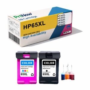 Compatible with HP 65XL Ink Cartridge HP2655 2652 2620 2623 3720 Printer 3721 Ink 5020