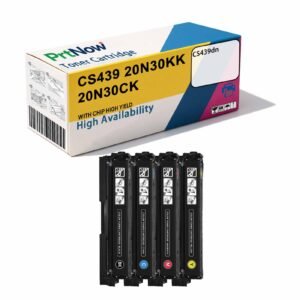 Compatible with Lexmark CS439 toner cartridge CS439dn color printer ink cartridge 20N30KK version toner chip