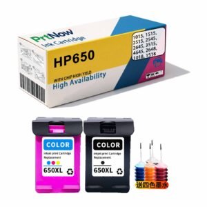 Compatible with HP 650XL Ink Cartridge for HP 1015, 1515, 2515, 4645, 1018, 1518, 2545 Printers