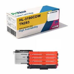 【Original Quality】Kewei Compatible Brother HL-3190cdw Toner Cartridge TN283 Easy Refill Ink Cartridge Brother-PrtNow
