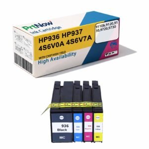 Compatible with HP936 HP937 Ink Cartridges for Printers 9110b 9120 9130 9720 9730 Ink Cartridge Boxes