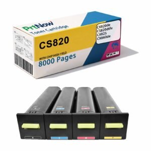 Compatible with Lexmark CX820de toner cartridge, CS820dtfe printer ink cartridge, CX825 toner powder box, CX860 toner cartridge