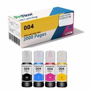 Compatible with Epson EPSON 002 004 Ink Cartridges for L3251 L3151 L3153 L3118 Printers