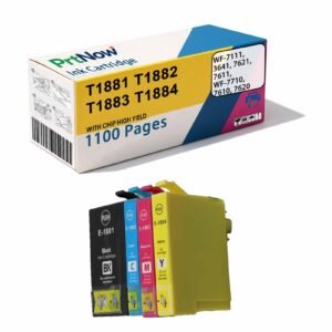 Compatible with Epson T1881 Ink Cartridge for WF-7710, 7610, 7620, 7728, 7210, 7110 Ink Cartridges