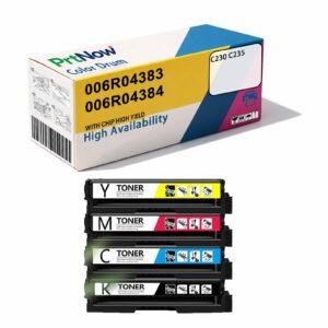 New Version Compatible with XEROX/Canon C235 Drum C230 Printer Ink Cartridge 006R04383/84/85/86